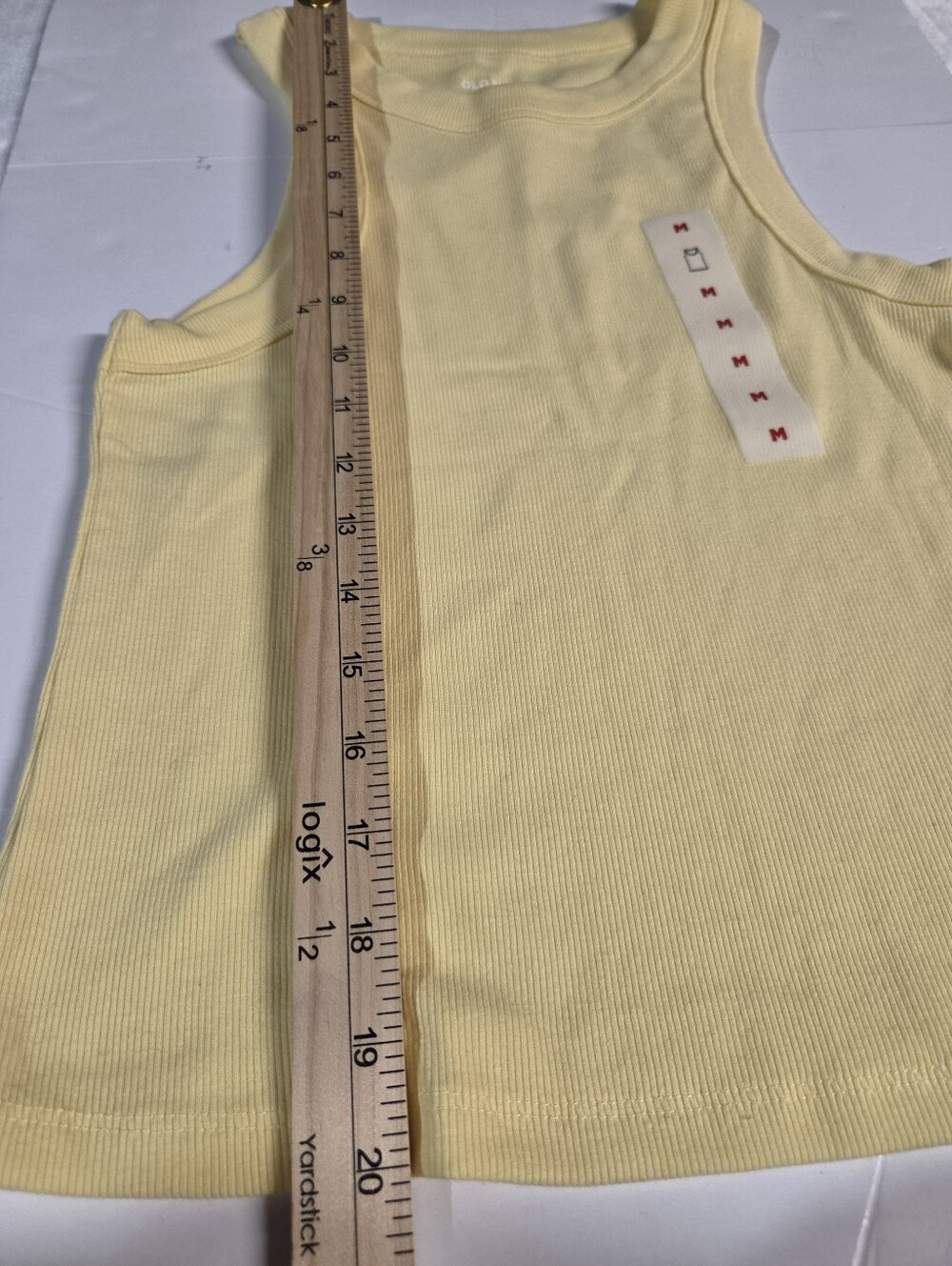 π NWT Old Navy Yellow Ribbed Tank - Picture 7 of 8